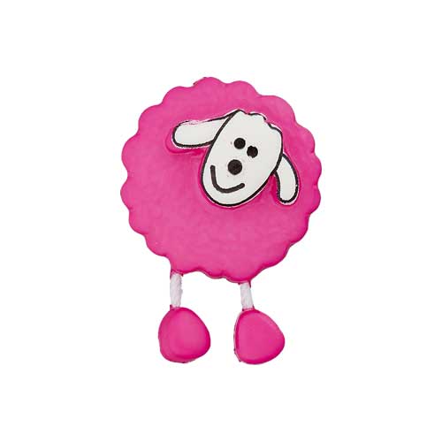 447470180521 - Sheep Button - Pink
